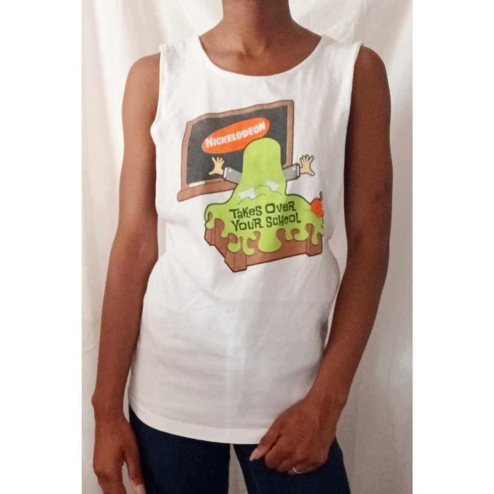 Vintage Nickelodeon Takes Over Your School Reworked Tank 1057